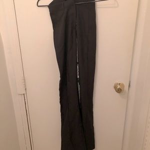 Womens Petite Black High Waist Straight Leg Trousers Size 0 NWT